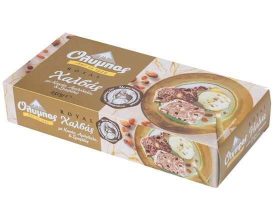 Bezglutēna karaliskā halva ar mandelēm, kakao un rozīnēm 250g